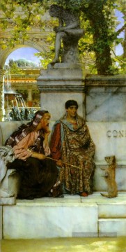 Au temps de Constantin romantique Sir Lawrence Alma Tadema Peinture à l'huile